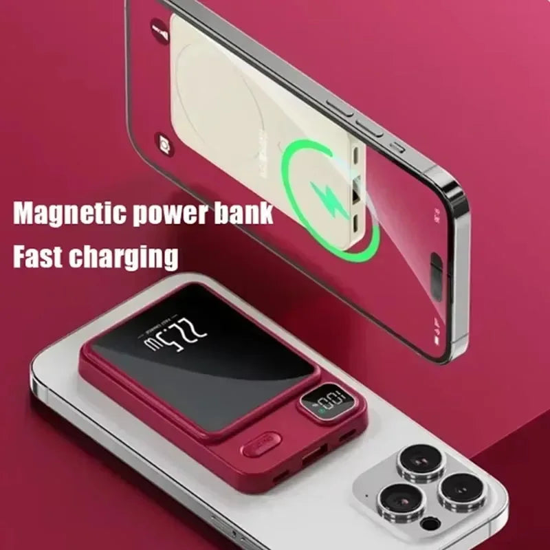 30000mAh Magnetic Wireless Charger Power Bank Magsafe For Android And iPhone